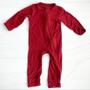 Kyte baby zippered romper Ruby 3-6 month